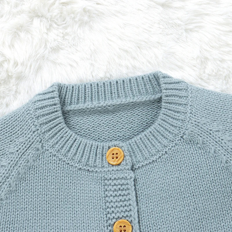 Cartoon Goose Design Baby Knitted Cardigan childrensterritory