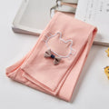 Girls' Cute Kitty Design Skinny Cotton Leggings childrensterritory
