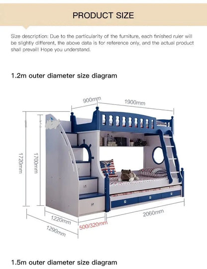 Luxurious Modern Style Kids Girls Pink Bunk Beds with Ladder childrensterritory
