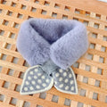 Cold-Proof Plush Warmth Solid Knitted Kids Scarf childrensterritory
