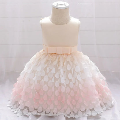 Mermaid Style Birthday/Christening Puffy Dress for Baby Girl