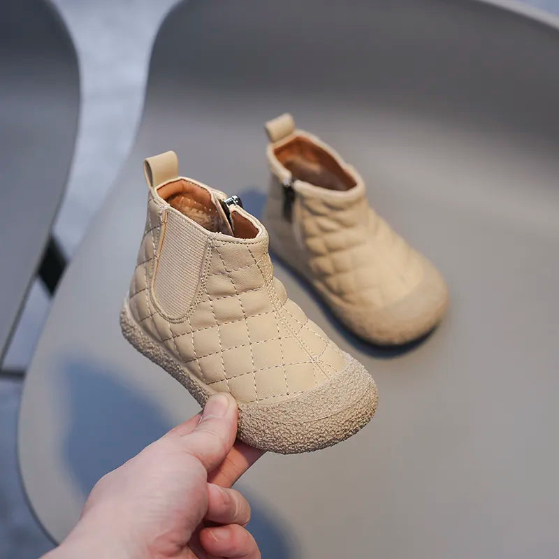Baby/Kids Non-Slip Plush Cotton Snow Boots childrensterritory