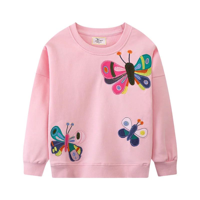 Kids' Long-Sleeved Animal Print Winter Sweatshirts