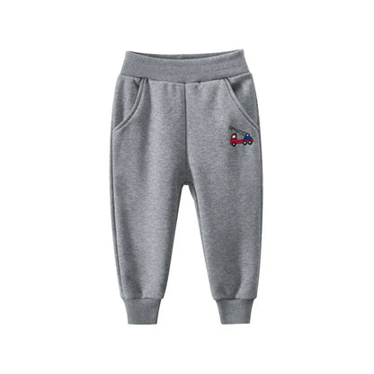 Kids Plus Thick Velvet Warm Sports Pants for Boys and Girls childrensterritory