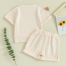 Baby Boys Short Sleeve Pocket T-Shirt and Elastic Shorts 2 Piece Outfits childrensterritory