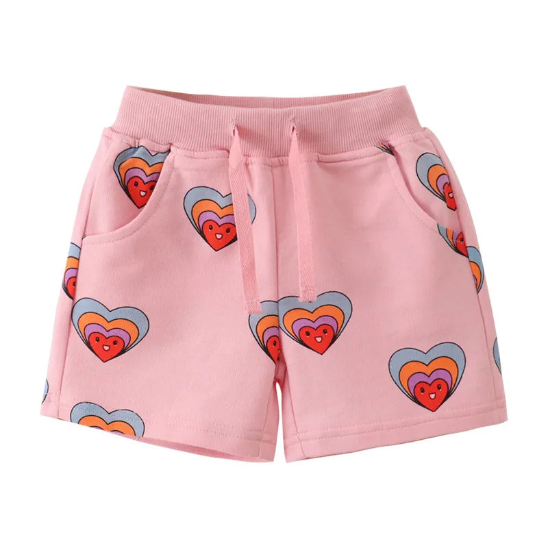 Kids Boys Jungle Theme Print Cotton Short Pants for Summer