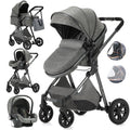 3 in 1 Portable High Landscape Luxury Baby Stroller