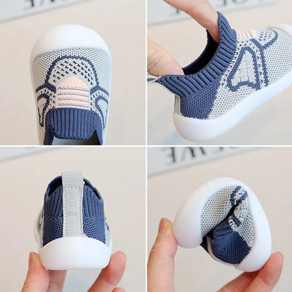 Kids Solid Color Soft Casual Shoes