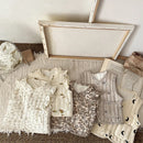 Kids Sleeveless Cotton-padded Printed Warm Coats childrensterritory