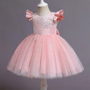 Baby/Kids Girls Lace Pearls Princess Party Dress