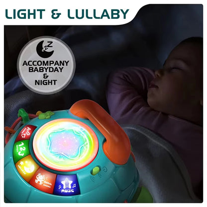 Montessori Musical Turtle Toy With Lights For Baby