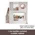 Solid Wooden Multifunctional Kids Bunk Beds with Ladder childrensterritory