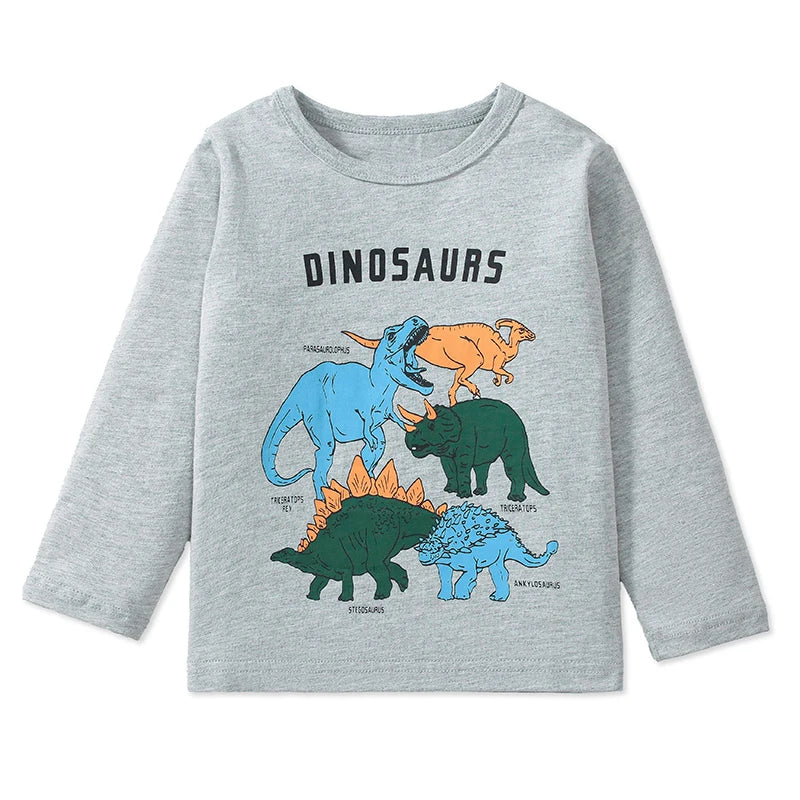 Full Sleeves Cartoon Design Boys Shirts