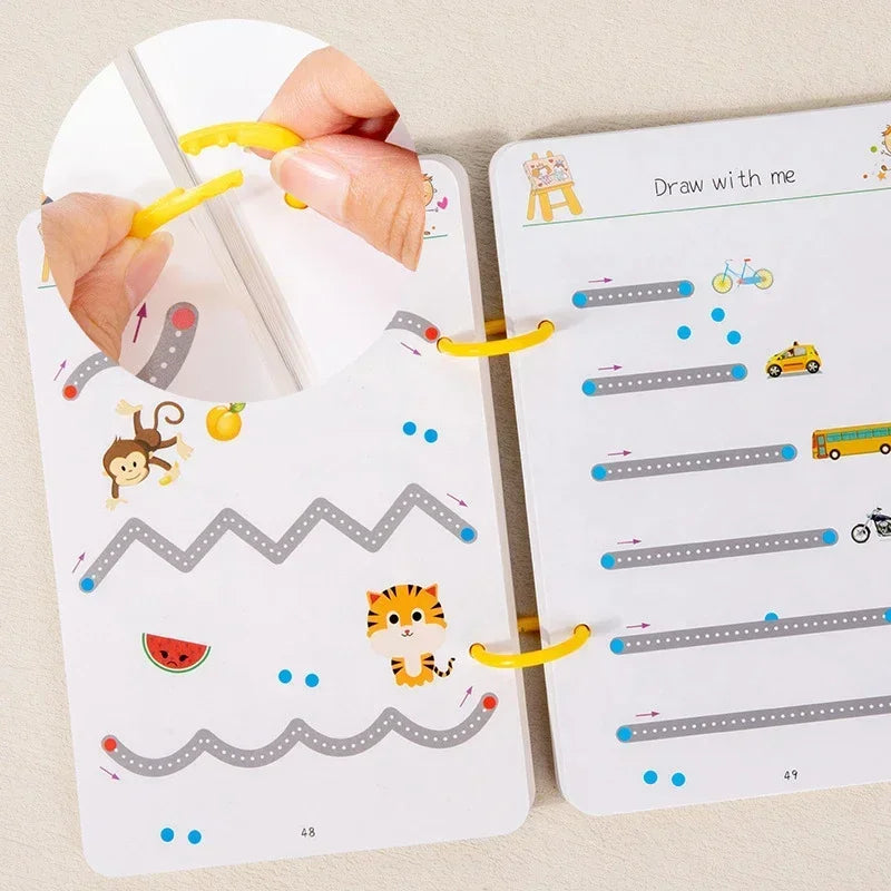 Kids Reusable Magical Tracing Workbook Learning Copybook childrensterritory