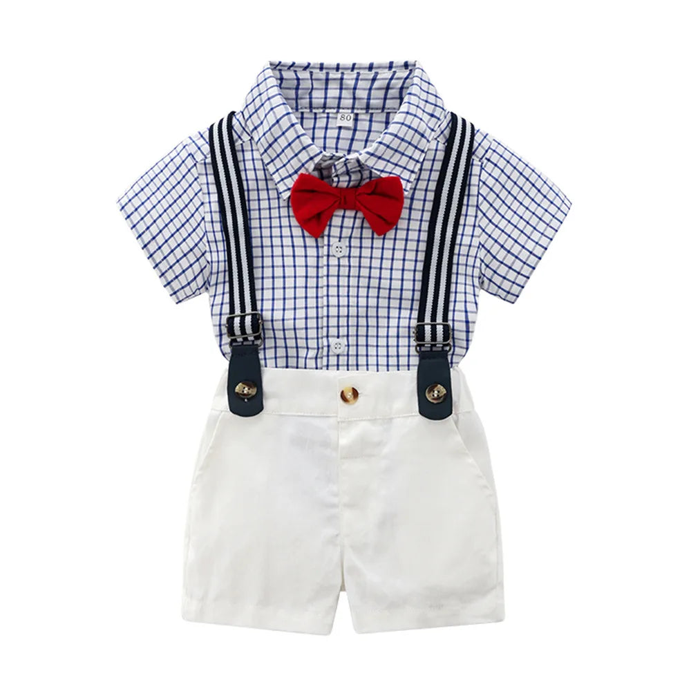 Little Boys Elegant Gentlemen Clothes Sets for Birthday Party