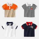 Kids Boys Formal Cotton Polo T-Shirts for Summer childrensterritory