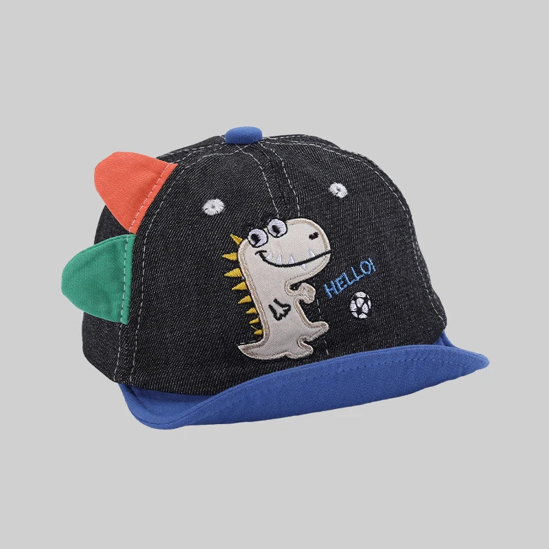 Dinosaurs Embroidered Adjustable Children 's Sports Caps