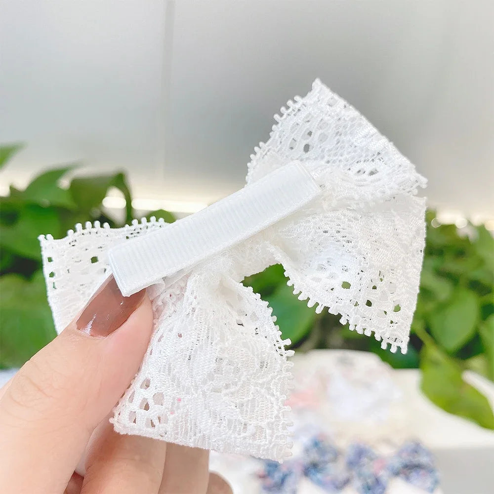 Girls Cute Handmade Lace Design Hair Accessories