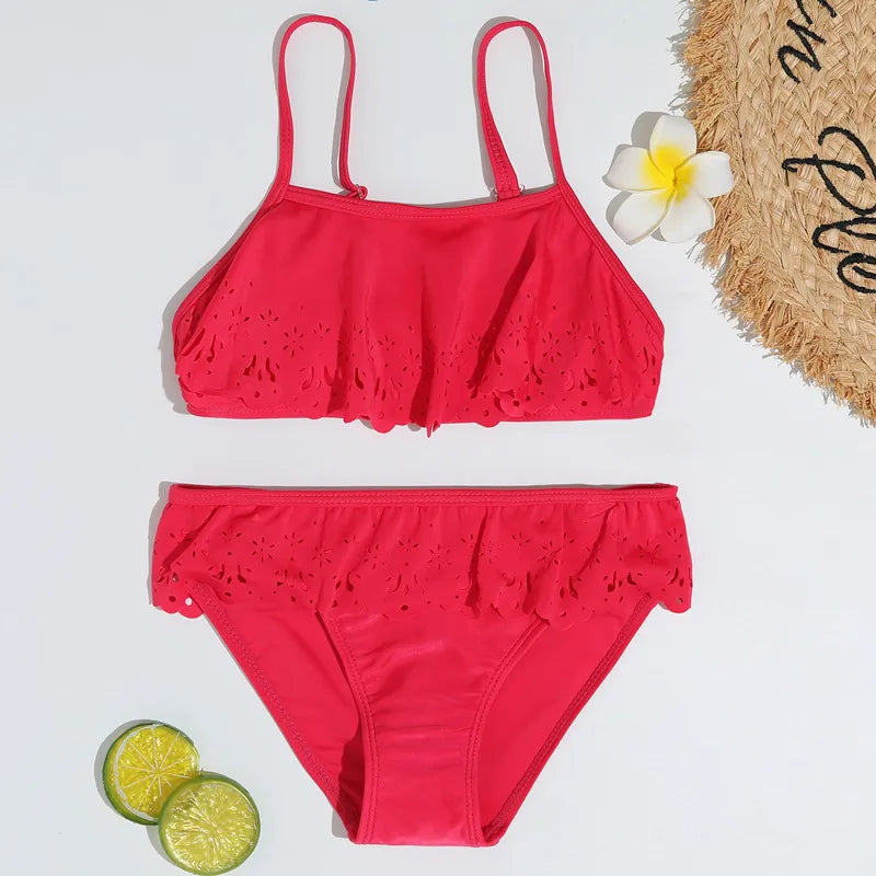 Kids Girls Lovely Summer Swimsuits/ Bikini Sets
