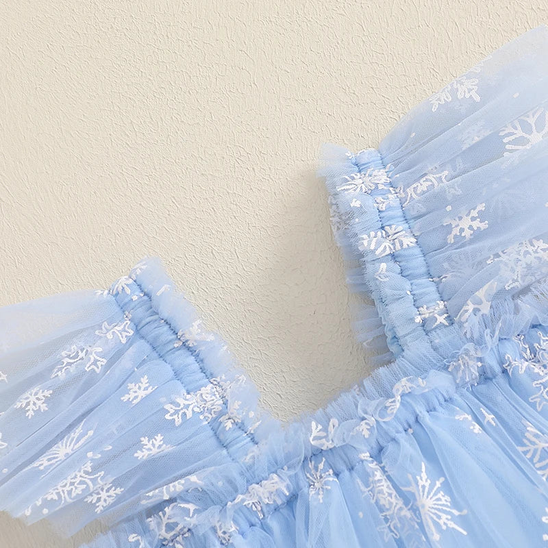 Girls' Sleeveless Fluffy Elegant Summer Dresses