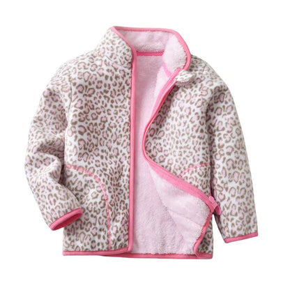 Kids Boys Girls Plus Velvet Warm Winter Zipper Outwear childrensterritory