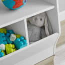 Kids Bin Organizer and Double-Shelf Bookcase childrensterritory
