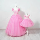 Mommy and Me Long Princess Birthday Party Gowns