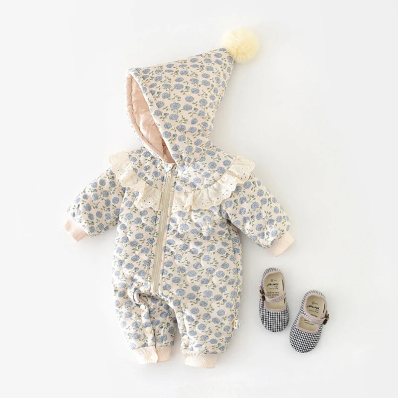 Baby Kids Long-Sleeved Warm Bodysuits