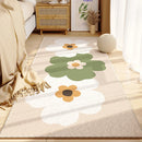 Nordic Cute Flower Girl Rugs for Bedroom, Large Area childrensterritory