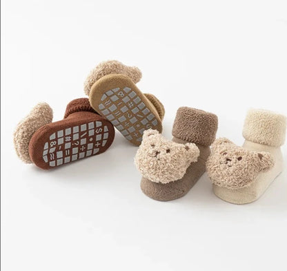 Cartoon Design Warm Soft Soled Baby Socks childrensterritory