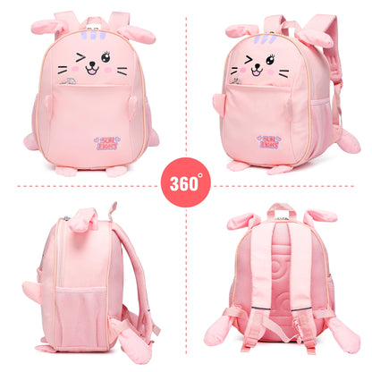 Rabbit Pattern Kids School Backpack Luggage Bag
