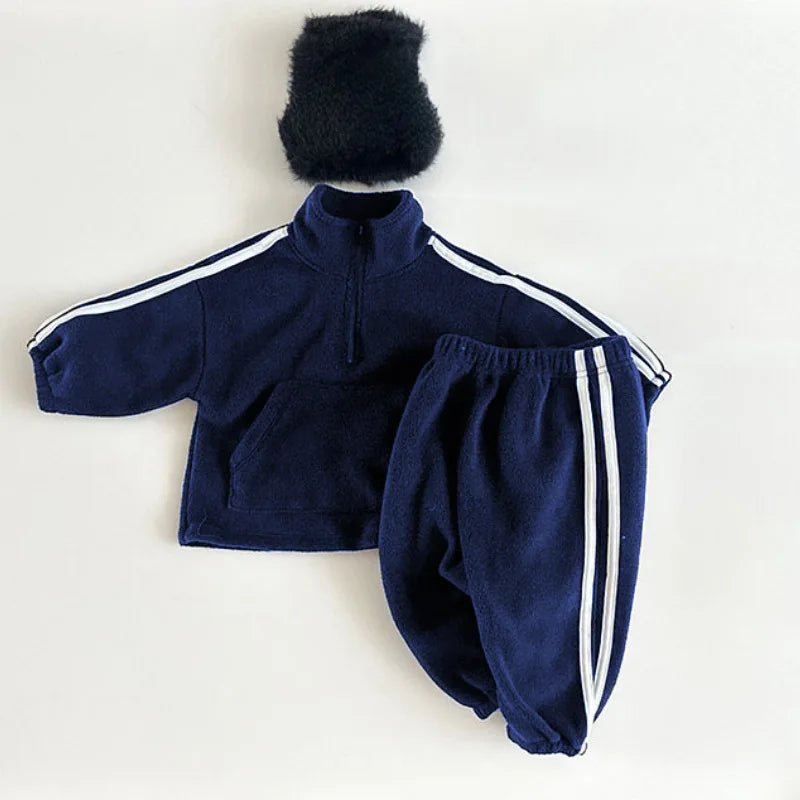 Kids Long-Sleeved Warm Clothing Set childrensterritory