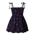 Kids Girl Sleeveless Floral Sling Summer Dresses childrensterritory