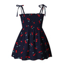 Kids Girl Sleeveless Floral Sling Summer Dresses childrensterritory
