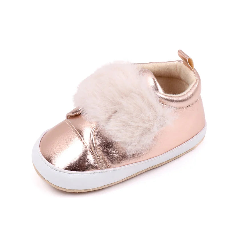 New Born Baby Blingbling Plushy Sneakers childrensterritory