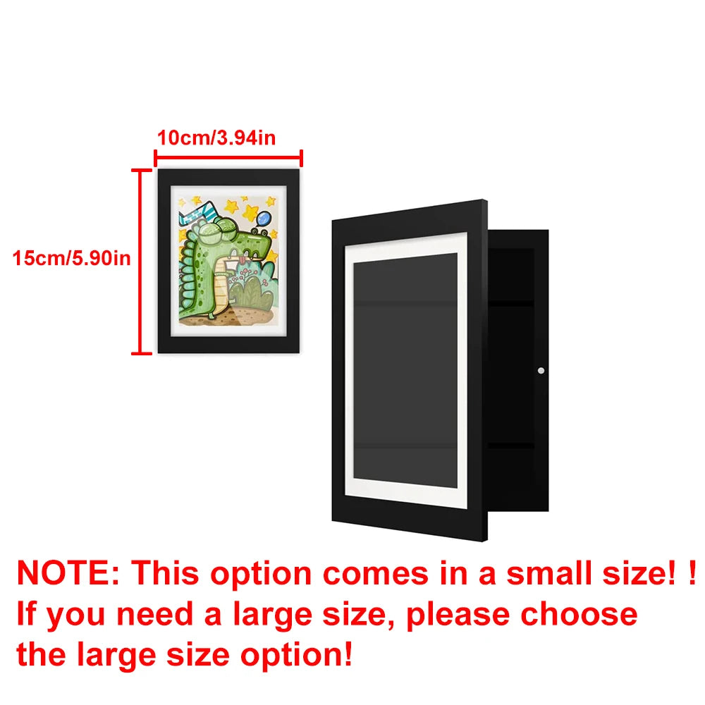 Kids Art Frames Changeable Display with Magnetic Front Open