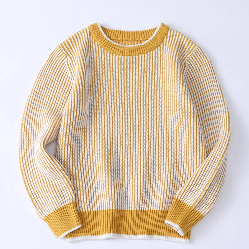 Mink Velvet Warm Knitted Sweaters for Kids