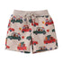 Cartoon Print Summer Drawstring Shorts For Boys Girls childrensterritory