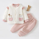 Baby Girls’ Long-Sleeve Warm Clothing Set childrensterritory