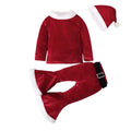 Girls' Long-Sleeved Christmas Party Dresses childrensterritory