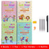 Kids 4pcs Reusable Sank Magic Practice English Version Copybook childrensterritory