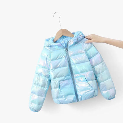 Colorful, Bright Hooded Duck Down Jackets for Babies and Kids childrensterritory