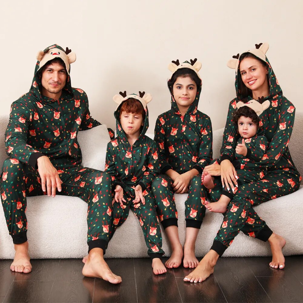 Warm Snowman Print Christmas Matching Pajamas for Family childrensterritory