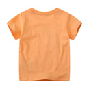 Little Boys Excavators Print Cotton T-shirts for Summer childrensterritory