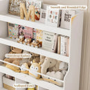 Large 55.3" Wooden Toy Storage Desk and Organizer