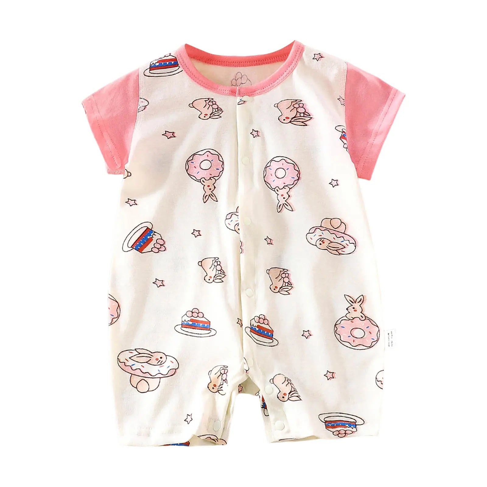 Baby Boys Breathable Stylish Cartoon Romper Sets