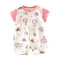 Baby Boys Breathable Stylish Cartoon Romper Sets