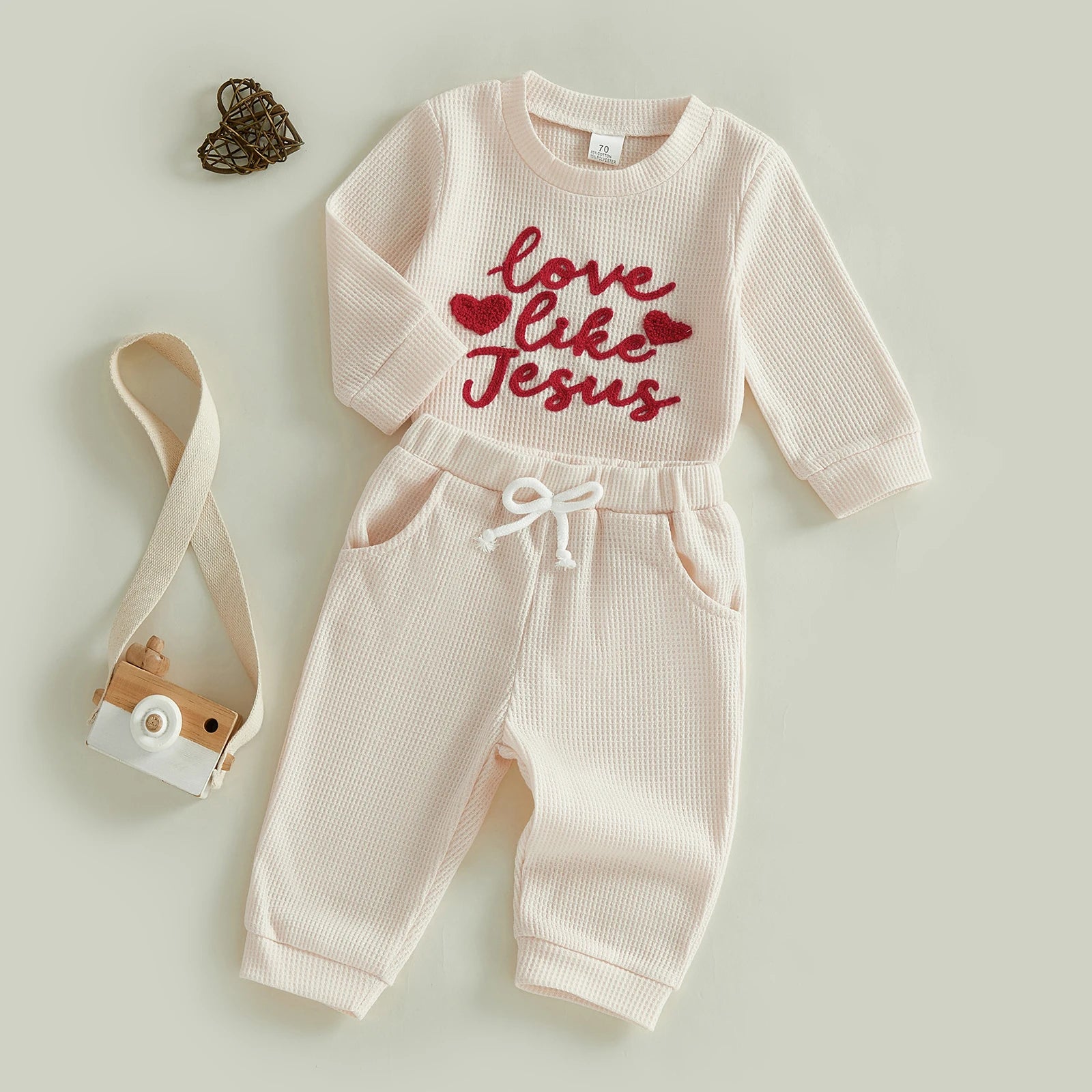 Baby Boys’ Embroidered Winter Casual Outfit Set childrensterritory