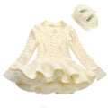 Kids Girls Ruffle Long Sleeve Warm Princess Dresses childrensterritory