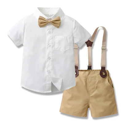 Little Boys Elegant Gentlemen Clothes Sets for Birthday Party